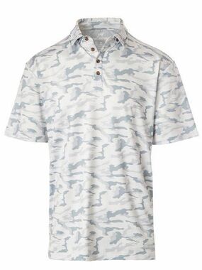 Fieldstone Men Snow Camo Polo Shirt